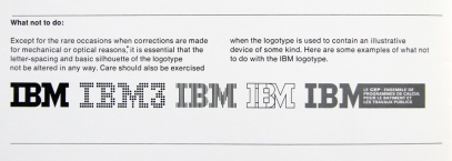 Example of not IBM logo Paul Rand